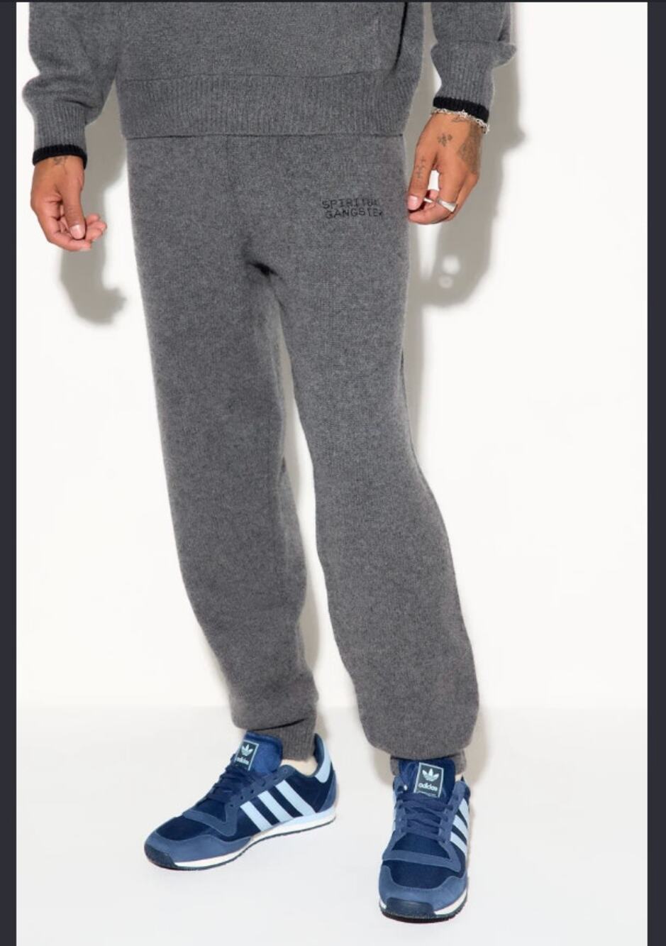 NWT Spiritual Gangster Porter Men's Cashmere Wool Sweatpant